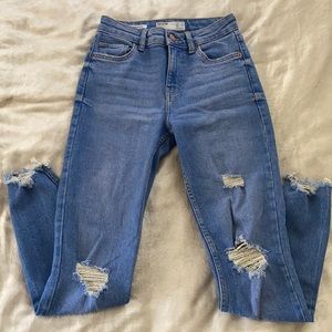 ASOS Bershka Distressed Jeans